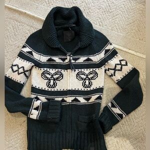 Aritzia TNA lambs wool cardigan